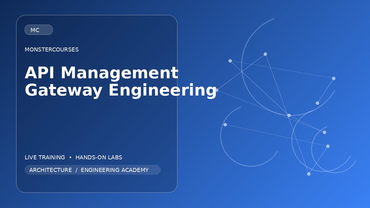 API Management & Gateway Engineering