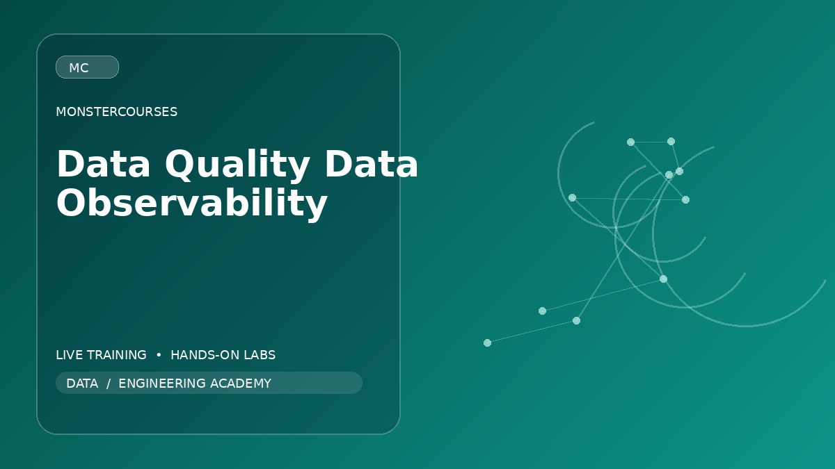 Data Quality & Data Observability