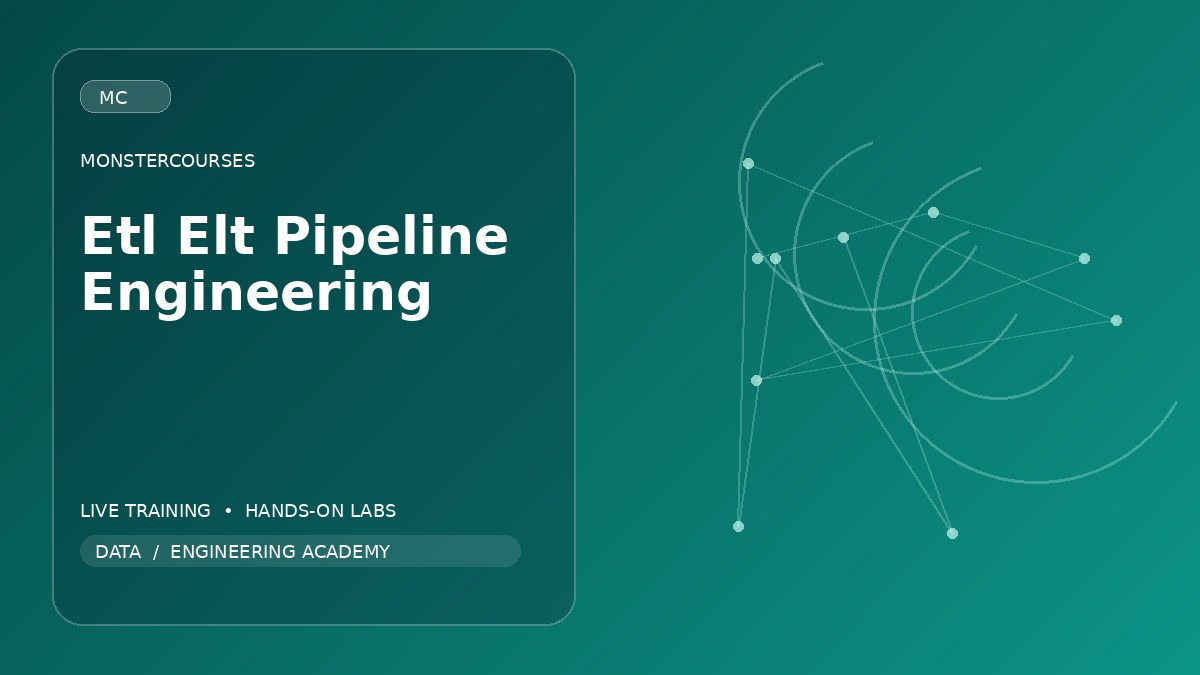 ETL & ELT Pipeline Engineering