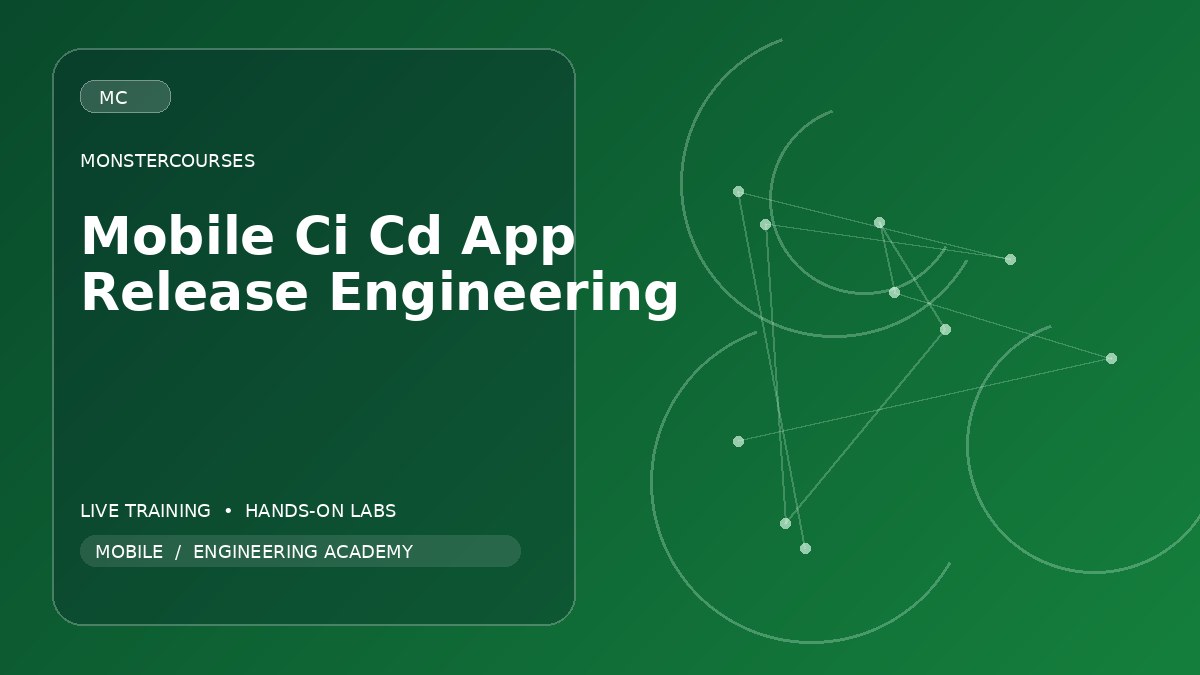Mobile CI/CD & App Release Engineering