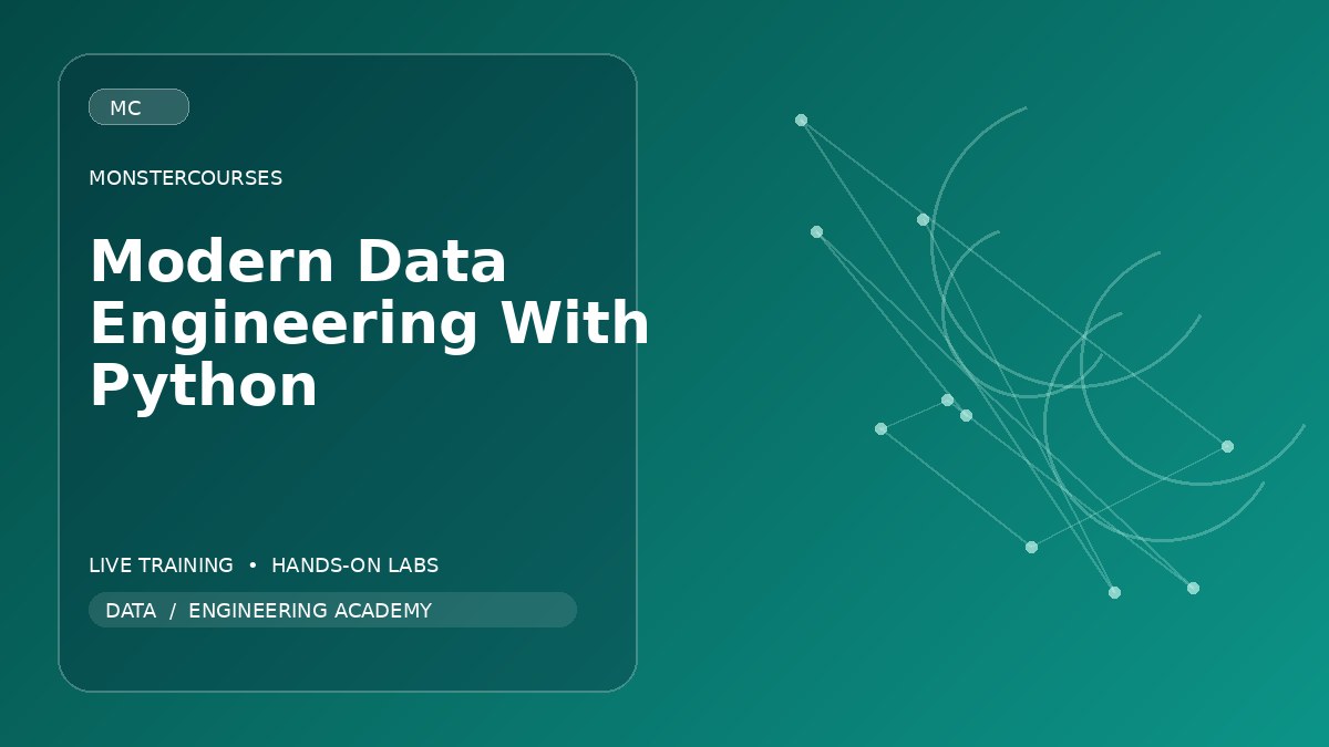 Modern Data Engineering with Python