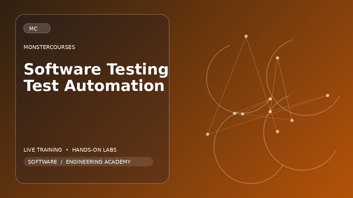 Software Testing & Test Automation