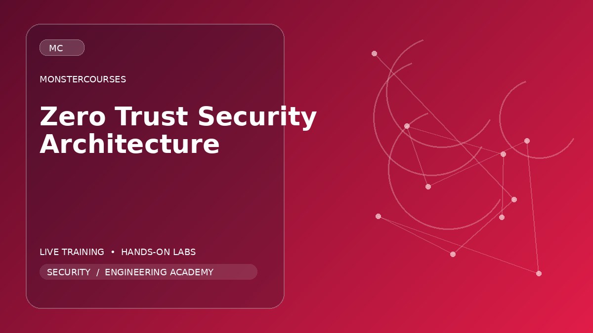Zero Trust Security Architecture